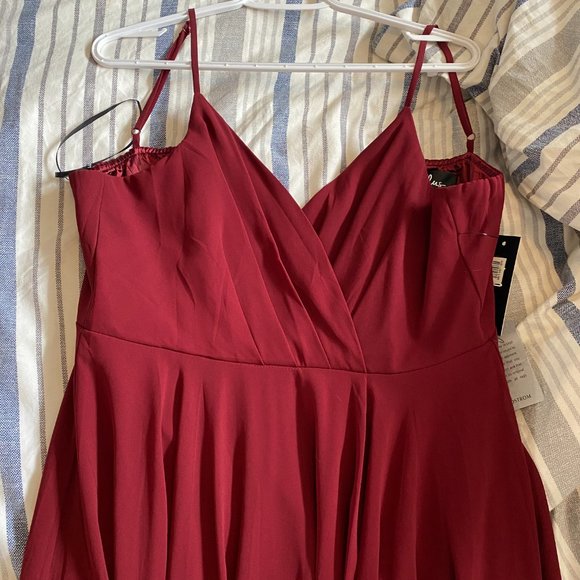 Lulu's All About Love Burgundy Maxi Dress - Picture 2 of 4